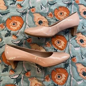 Nude low heels